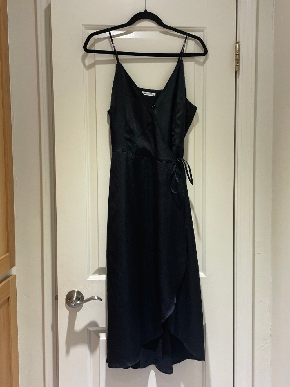 Abercrombie & Fitch Black Wrap Dress